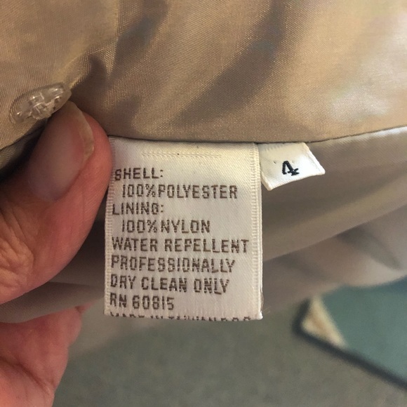 Valentino rain trench coat size 4 circa 1985 - Picture 6 of 15